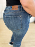 Judy Blue Mid Waist Distressed Slim Jeans – Inclusive Fit