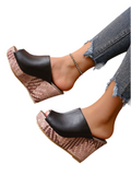 PU Leather High Heel Sandals