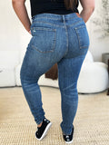 Judy Blue Mid Waist Distressed Slim Jeans – Inclusive Fit